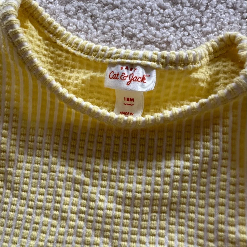 Cat & Jack Yellow Kids Sleeveless Dress Set